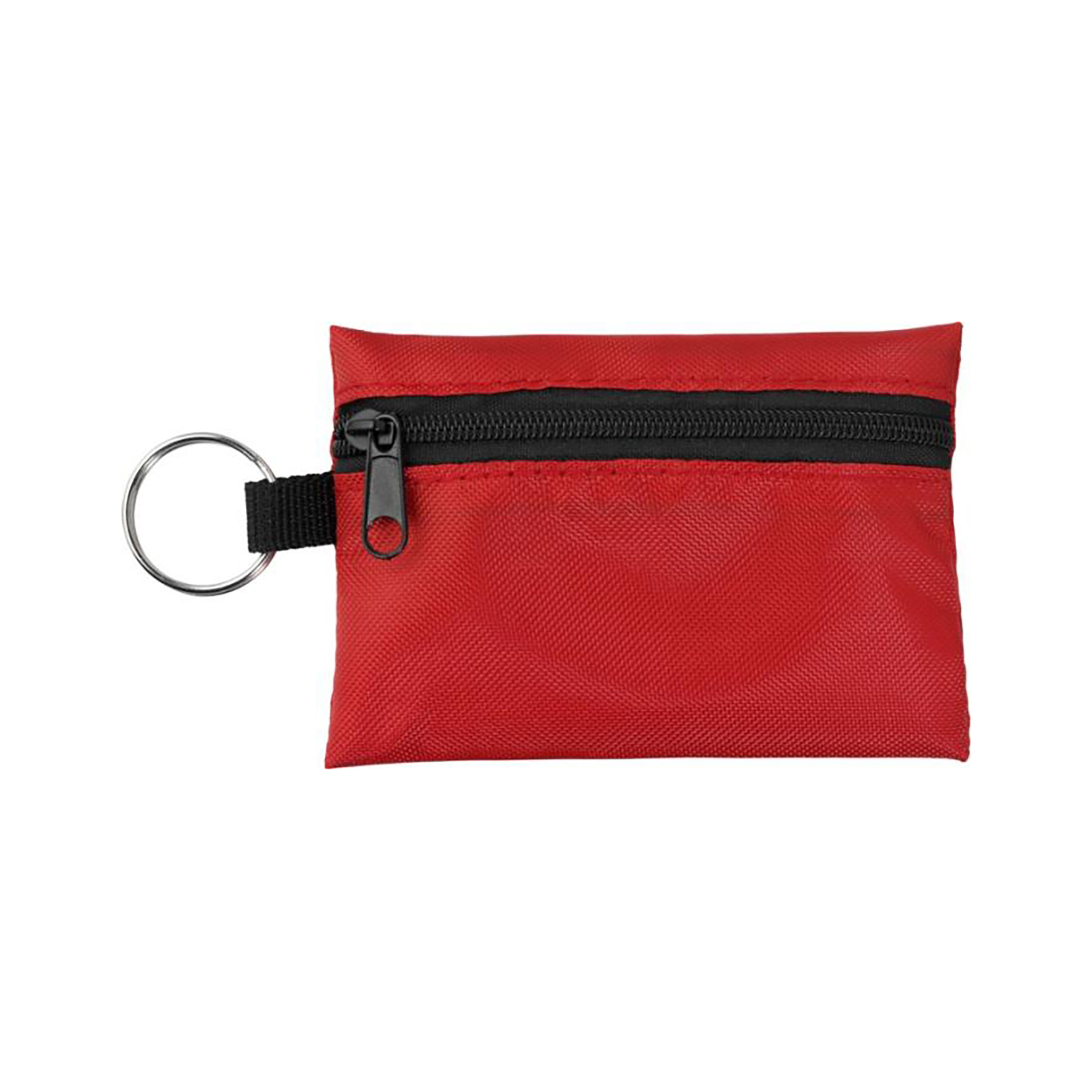 Kit di pronto soccorso - Compatto e portatile | 16 pezzi | Astuccio in poliestere 420D con portachiavi