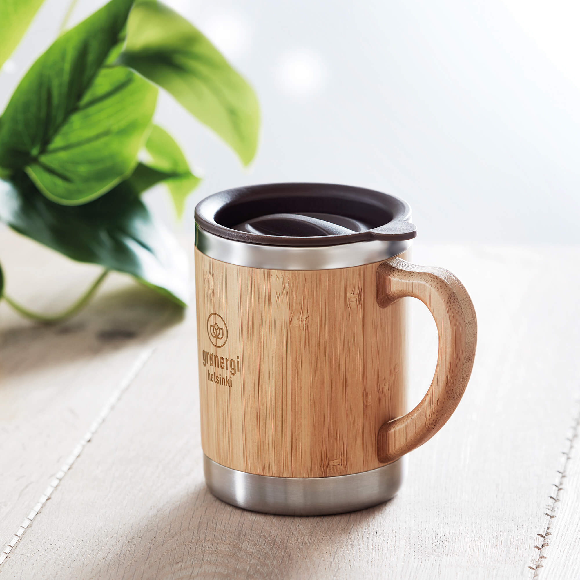 Bicchiere - 300 ml | A doppia parete | Bambù