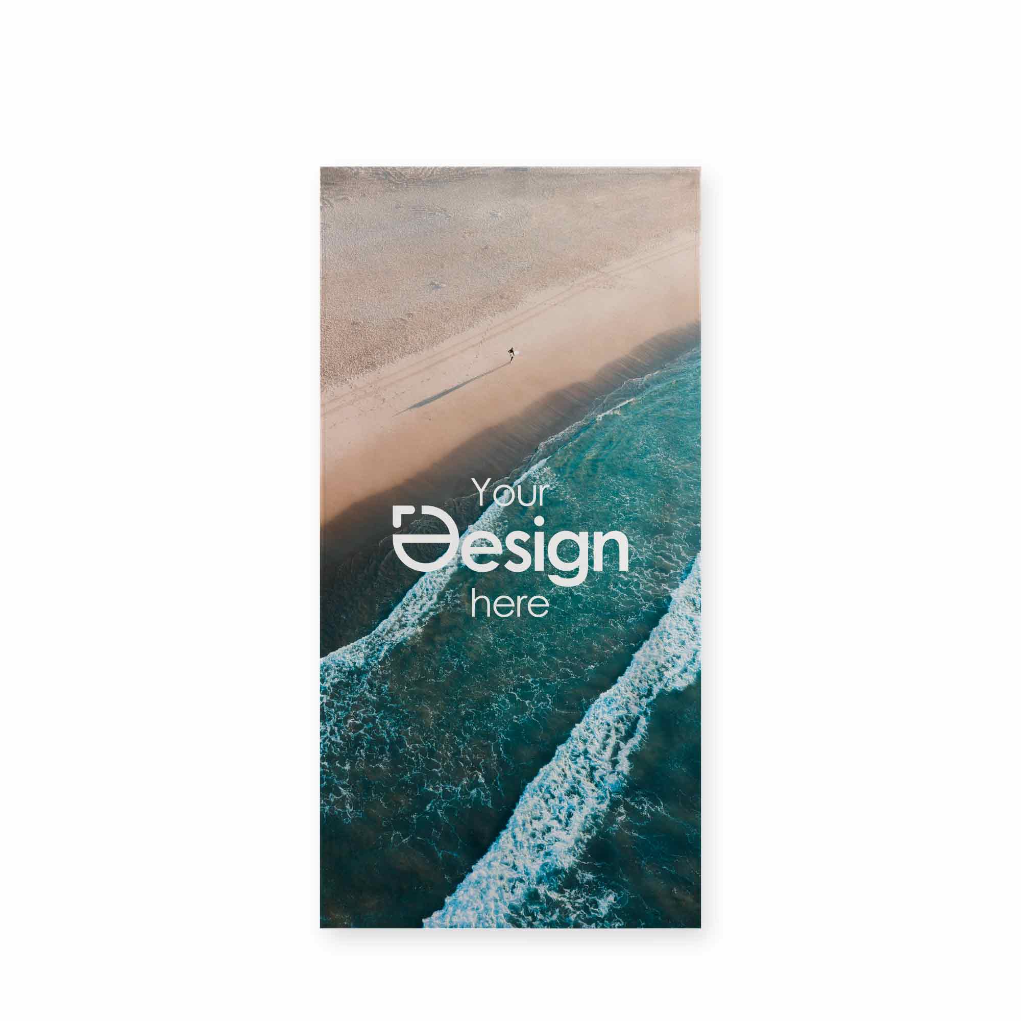 Badehandtuch - 100 x 50 | 400g/m² | Baumwolle & Polyester | Vollflächig bedruckbar