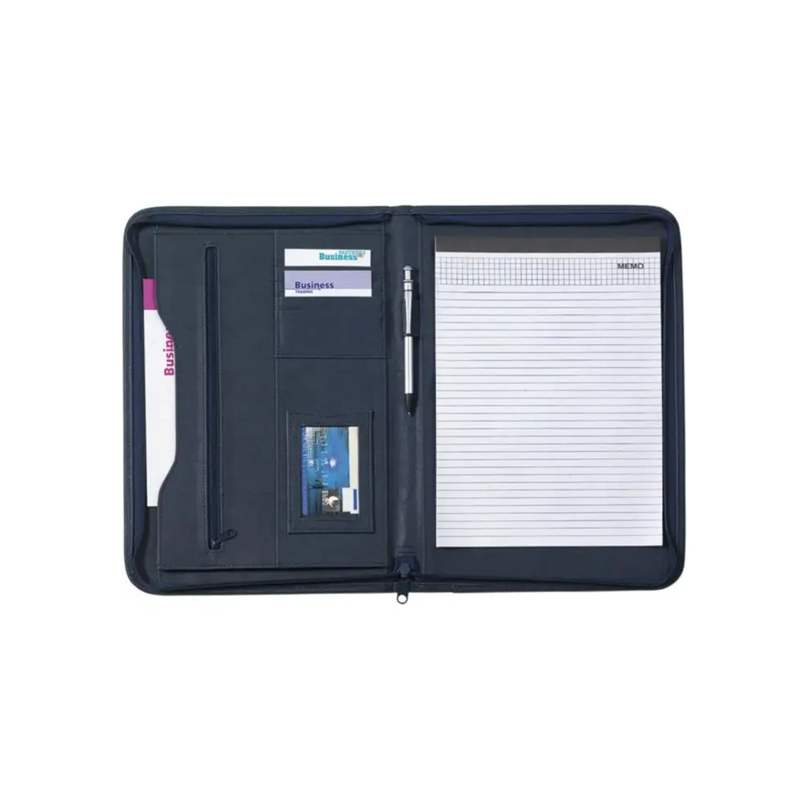 Porte-documents – A4 | PU | Fermeture Éclair | Compartiments