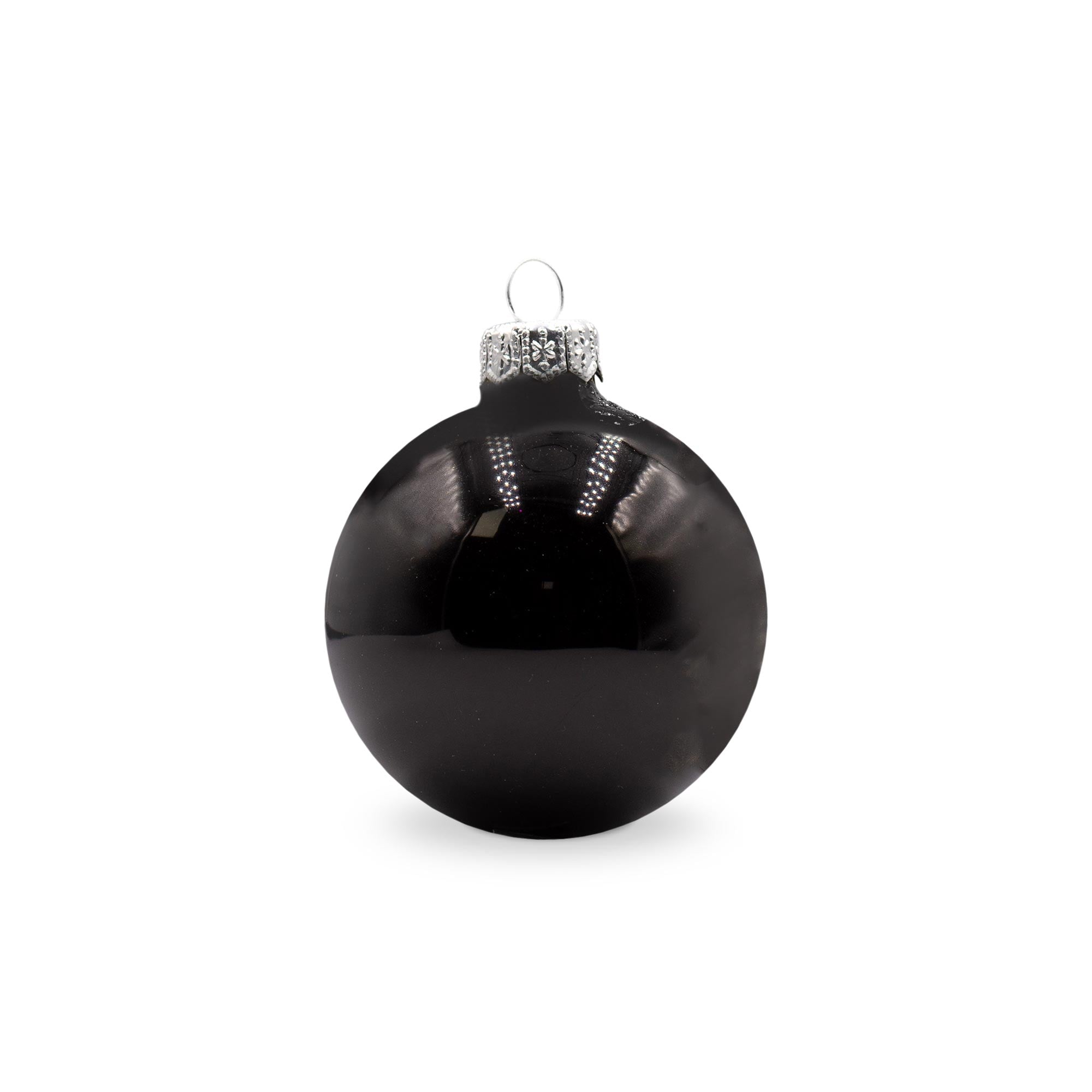 Boule de Noël – 66 mm | Finition brillante | Attache argentée | Impression 1 à 4 couleurs