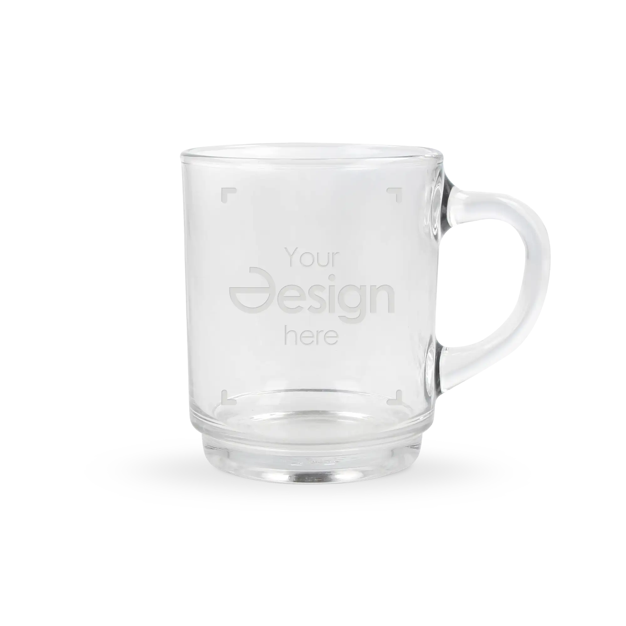 Verre à thé – 260 ml | Transparent | Avec anse | Design intemporel