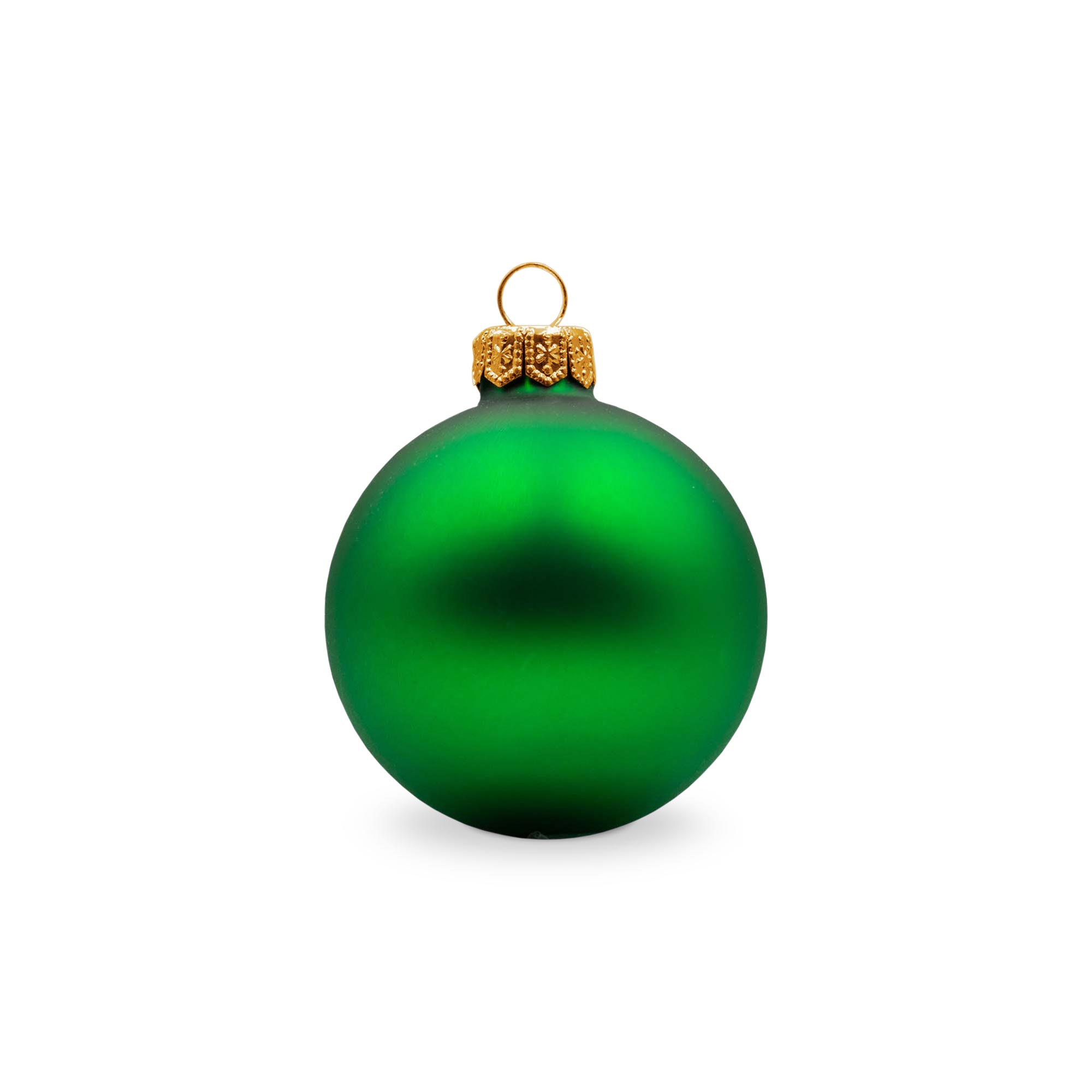 Boule de Noël – 66 mm | Finition mate | Attache dorée | Impression quadrichromie | Avec boîte