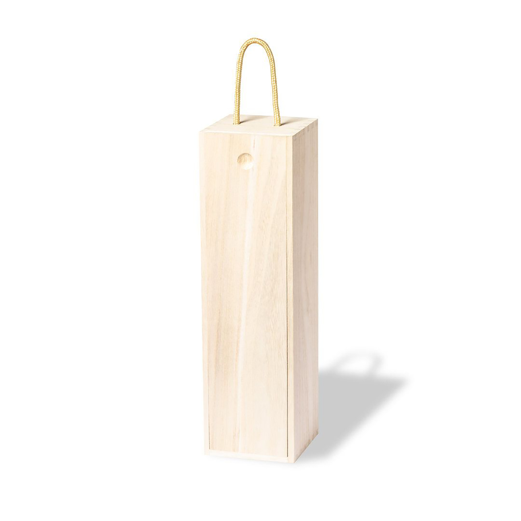 Coffret - Bois de paulownia | Couvercle coulissant | Cordon