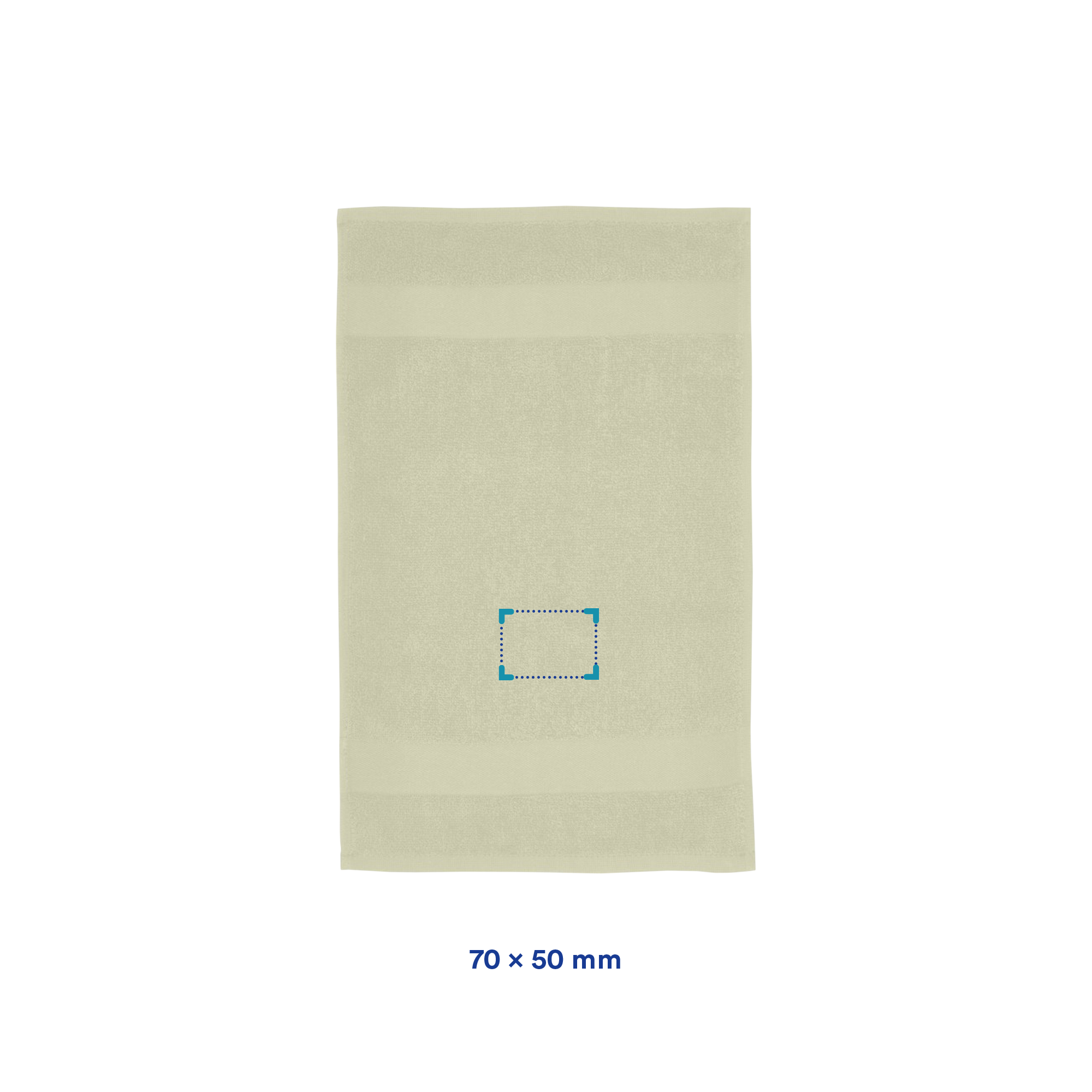 Asciugamano ospite - 50 x 30 cm | 450 gr/mq | Veloce | Ricamo
