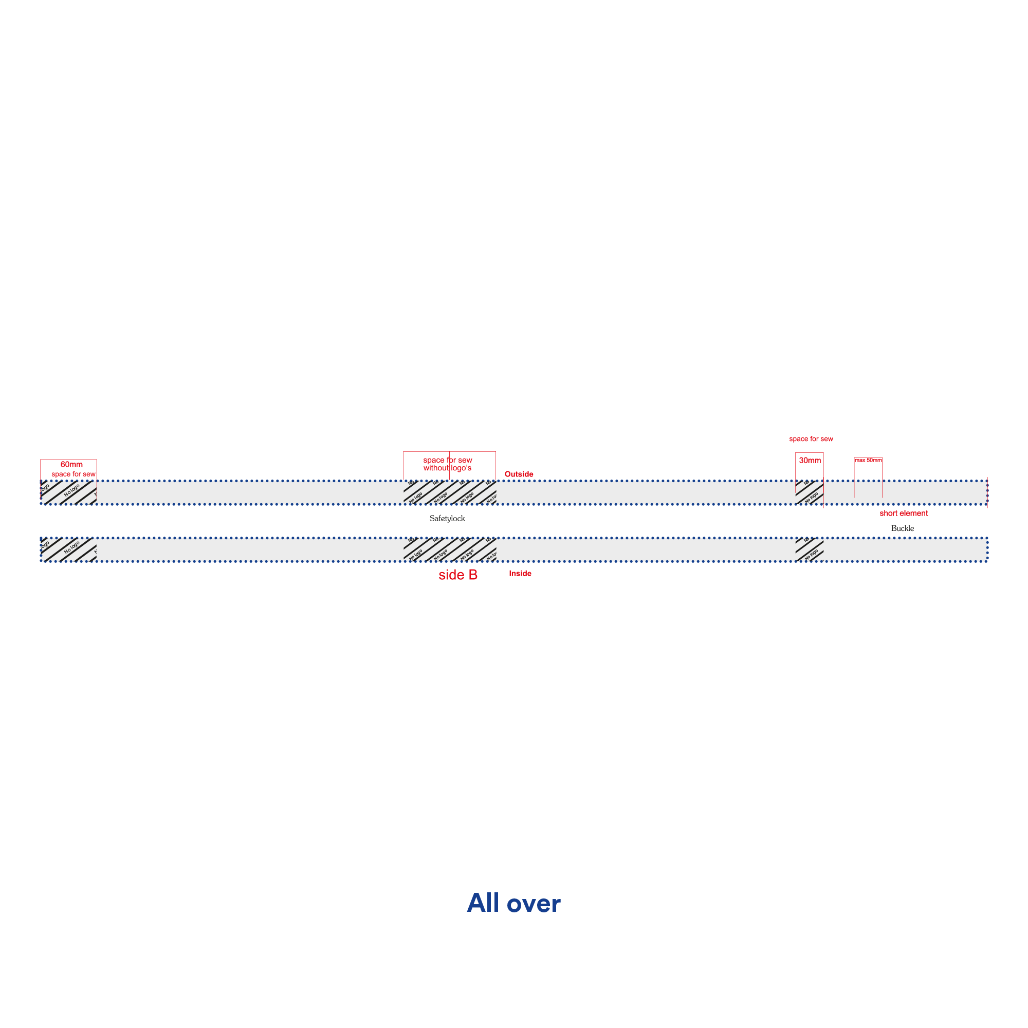 Keycord RPET - 25 mm | Full Colour | Met haak, buckle & veiligheidssluiting
