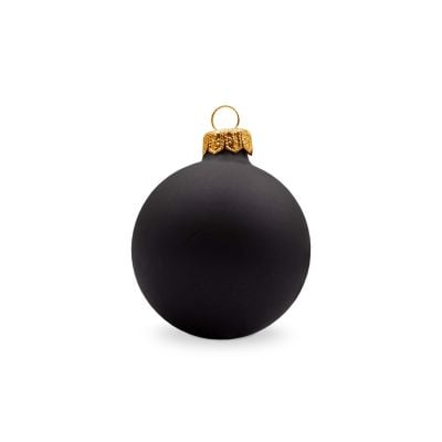 Sfera di Natale – 66 mm | Finitura opaca | Gancio oro | Stampa 1-4 colori | Con scatola