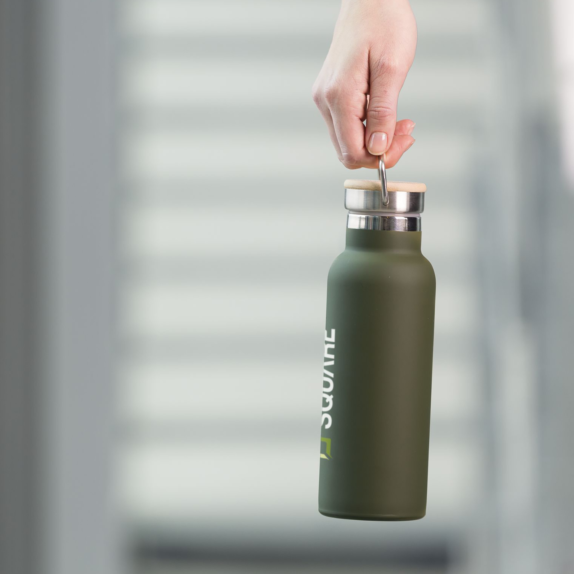 Thermosfles Bas – 500 ml | Gerecycled materiaal | Vacuüm geïsoleerd