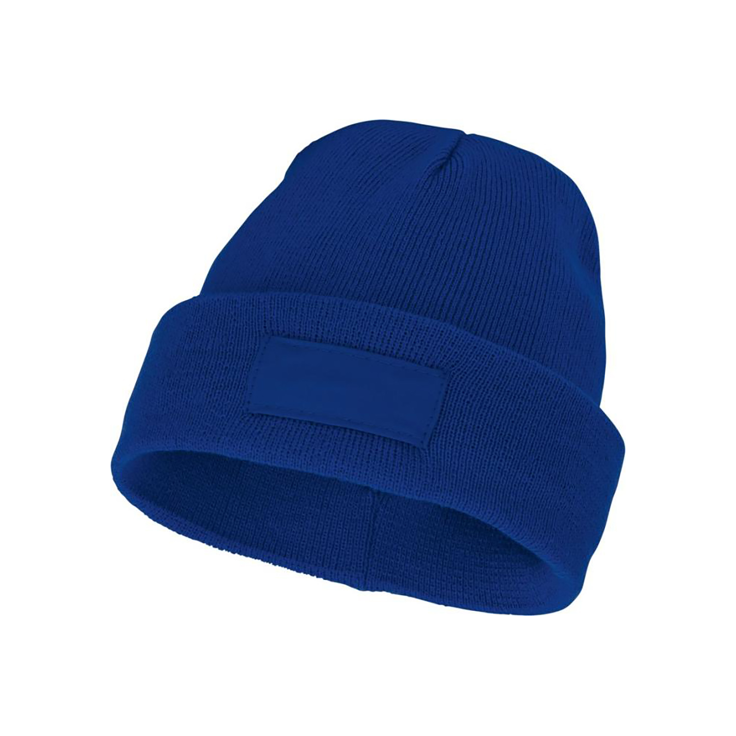 Bonnet en tricot chaud – 100 % acrylique | Maille côtelée | Léger | Avec patch logo