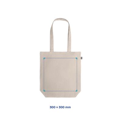 Shopper Eelco - 100% hennep | 38 x 10 x 42 cm | Lange hengsels
