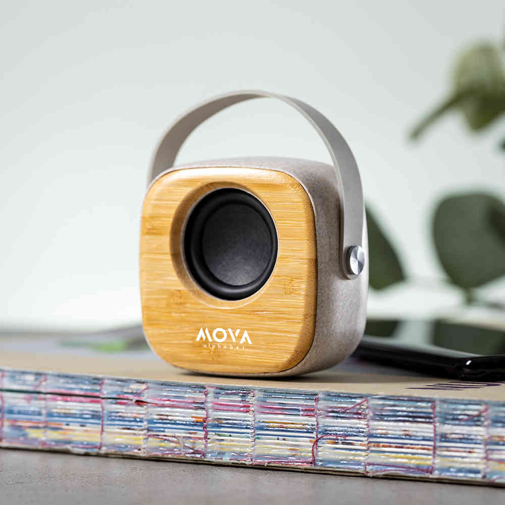 Lautsprecher Haruka | Bluetooth | Weizenstroh + Bambus