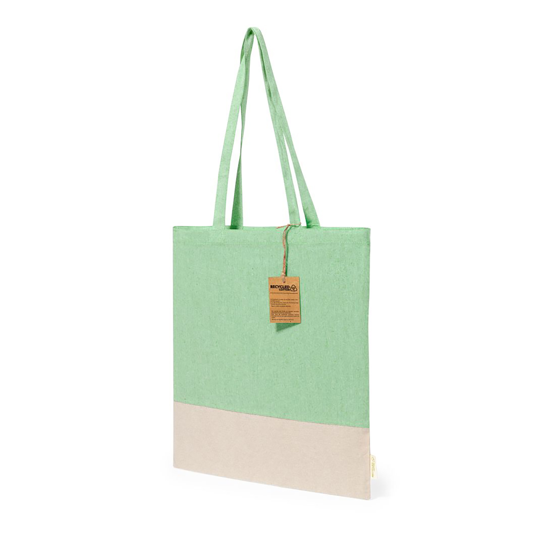 Borsa - Cotone riciclato | 120 g/m² | Manici lunghi