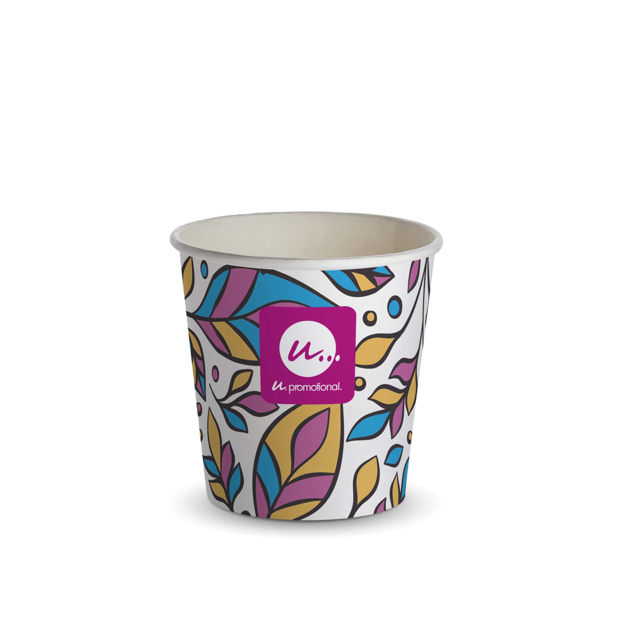 Kartonnen beker Maxi - 100 ml | Enkelwandig | Full Colour