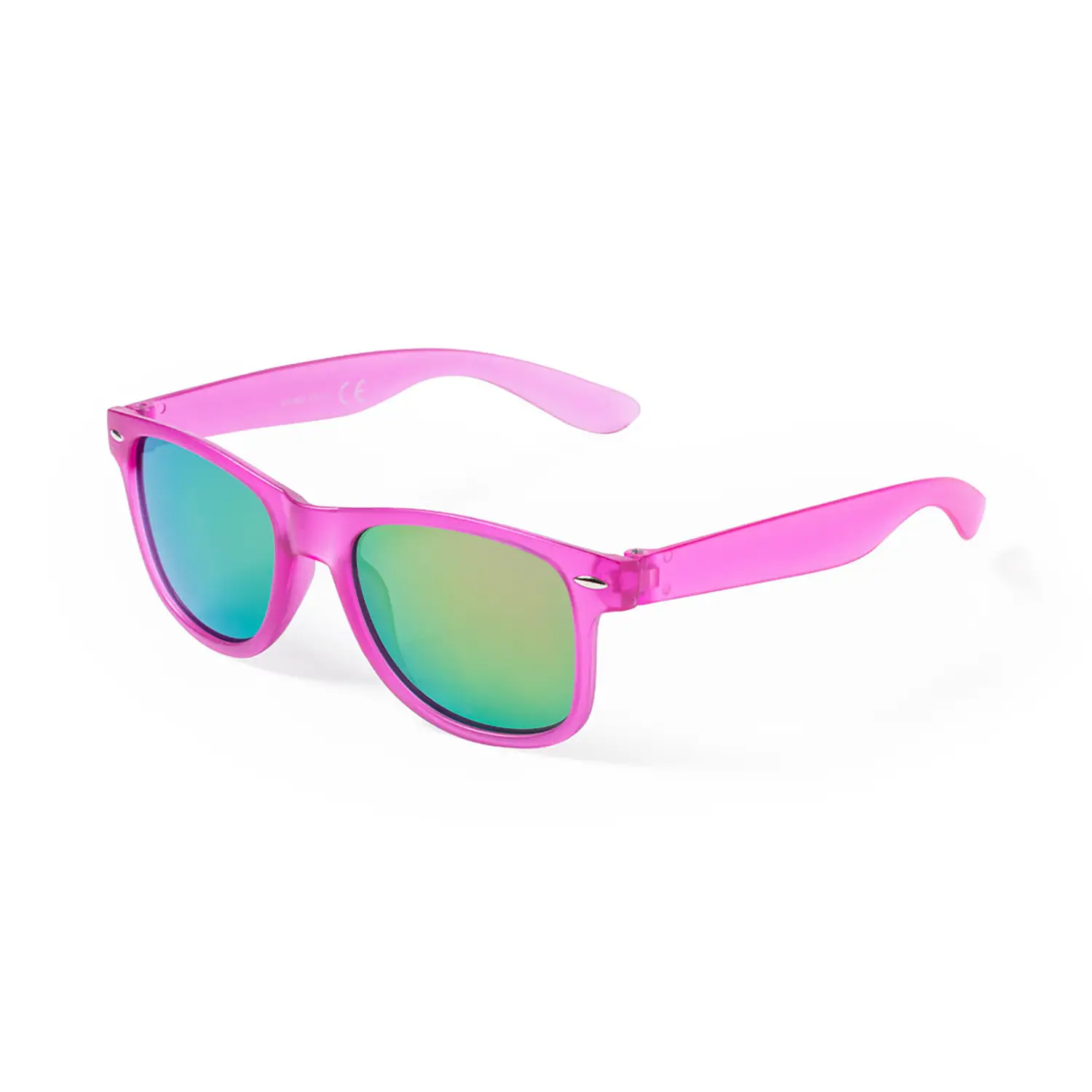 Sonnenbrille – UV400 | Verspiegelte Gläser | Buntes Gestell | Klassisches Design