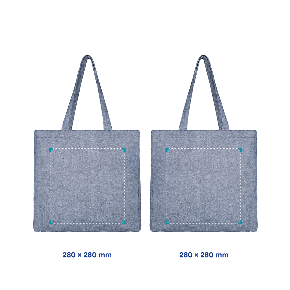 Borsa in cotone - Riciclato | 210 g/m² | Qualità pesante | Stampa fino a 4 colori