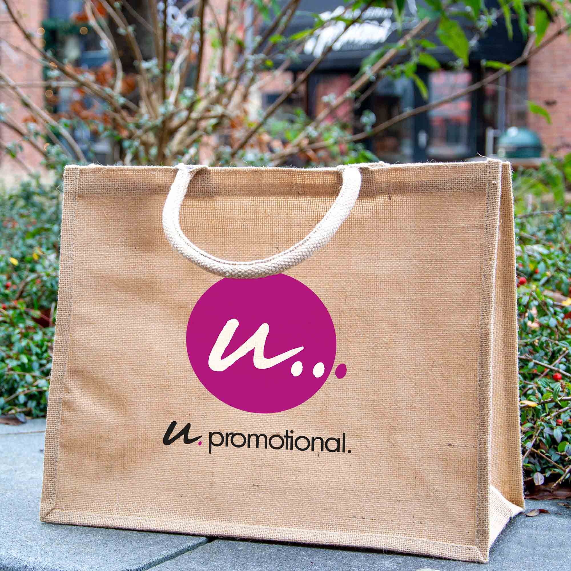 Shopper in iuta | 240 g/m² | 43x35x18cm | Stampa fino a 4 colori
