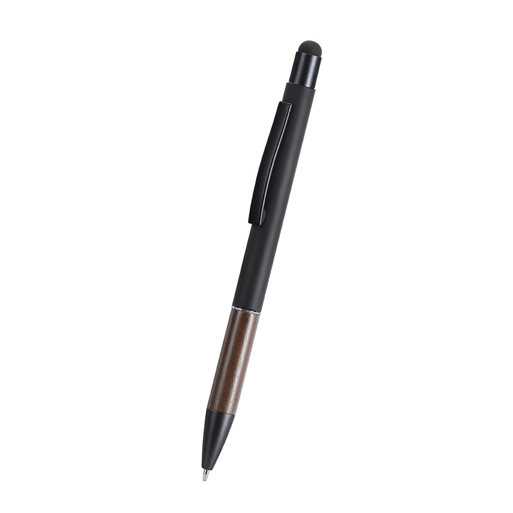 Set d’écriture – Bois de noyer | Stylo et porte-clés | Coffret luxe