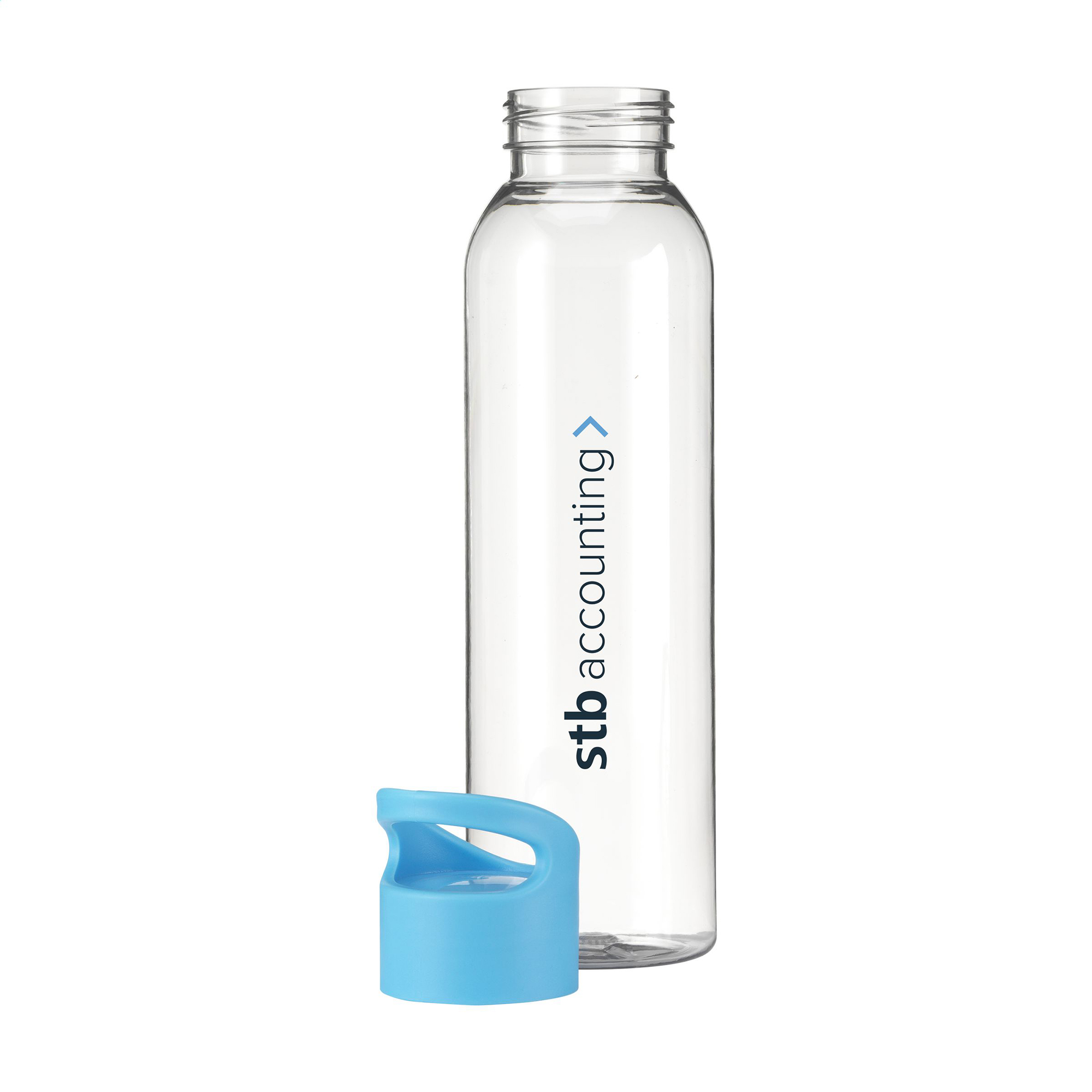 Wasserflasche aus RPET – 650 ml | Klare Optik | GRS-zertifiziert | Schraubdeckel | Auslaufsicher