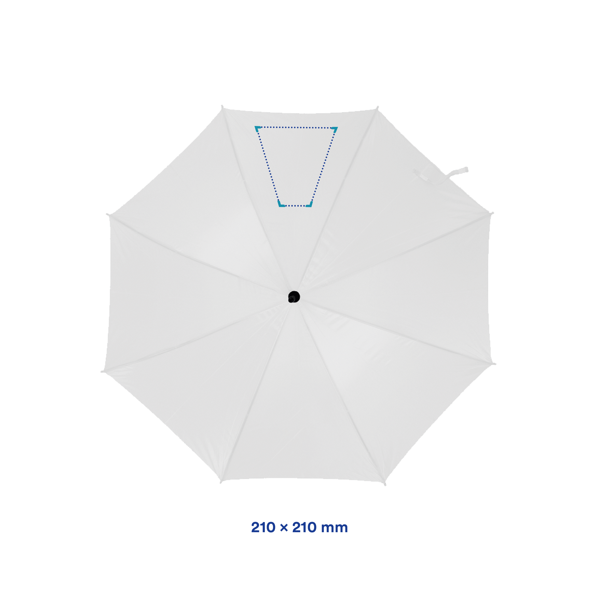 Parapluie coloré - Ø 104 cm | Manuel | Impression 4 couleurs