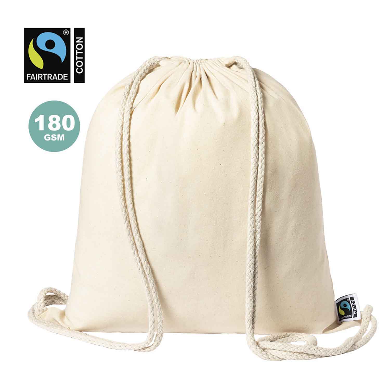 Zaino in cotone | 180 g/m² | Fairtrade