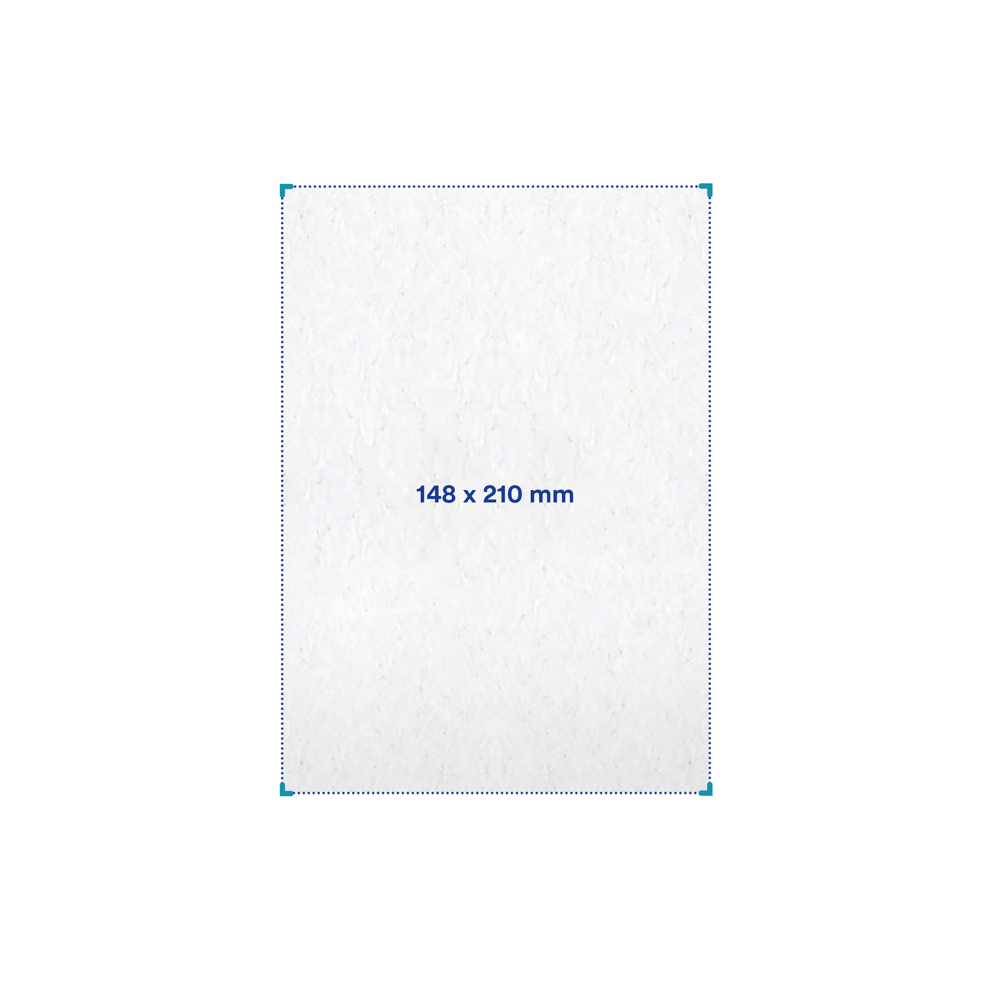 Papier ensemencé – Format A5 | 120 g/m² | Quadrichomie