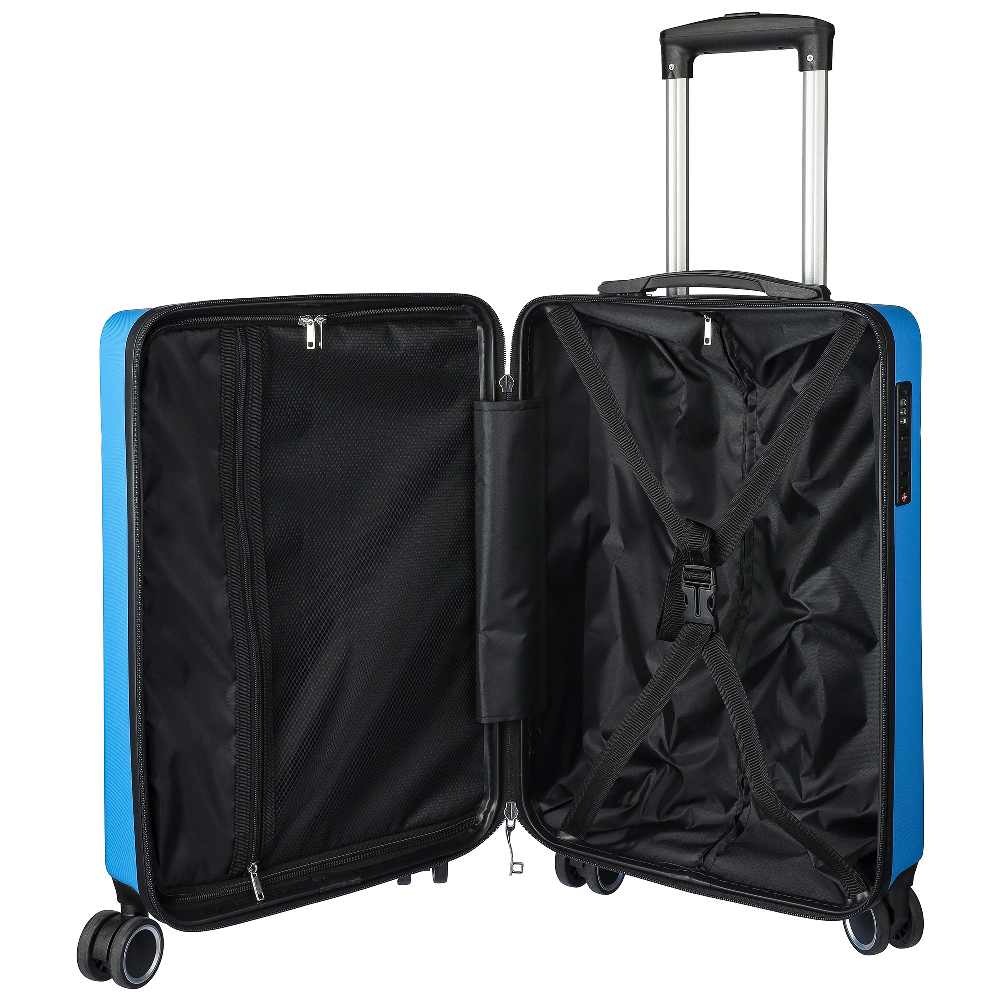 Trolley Joep – 20 inch | 30L inhoud | 8 zwenkwielen | Uitschuifbaar handvat | Combinatieslot