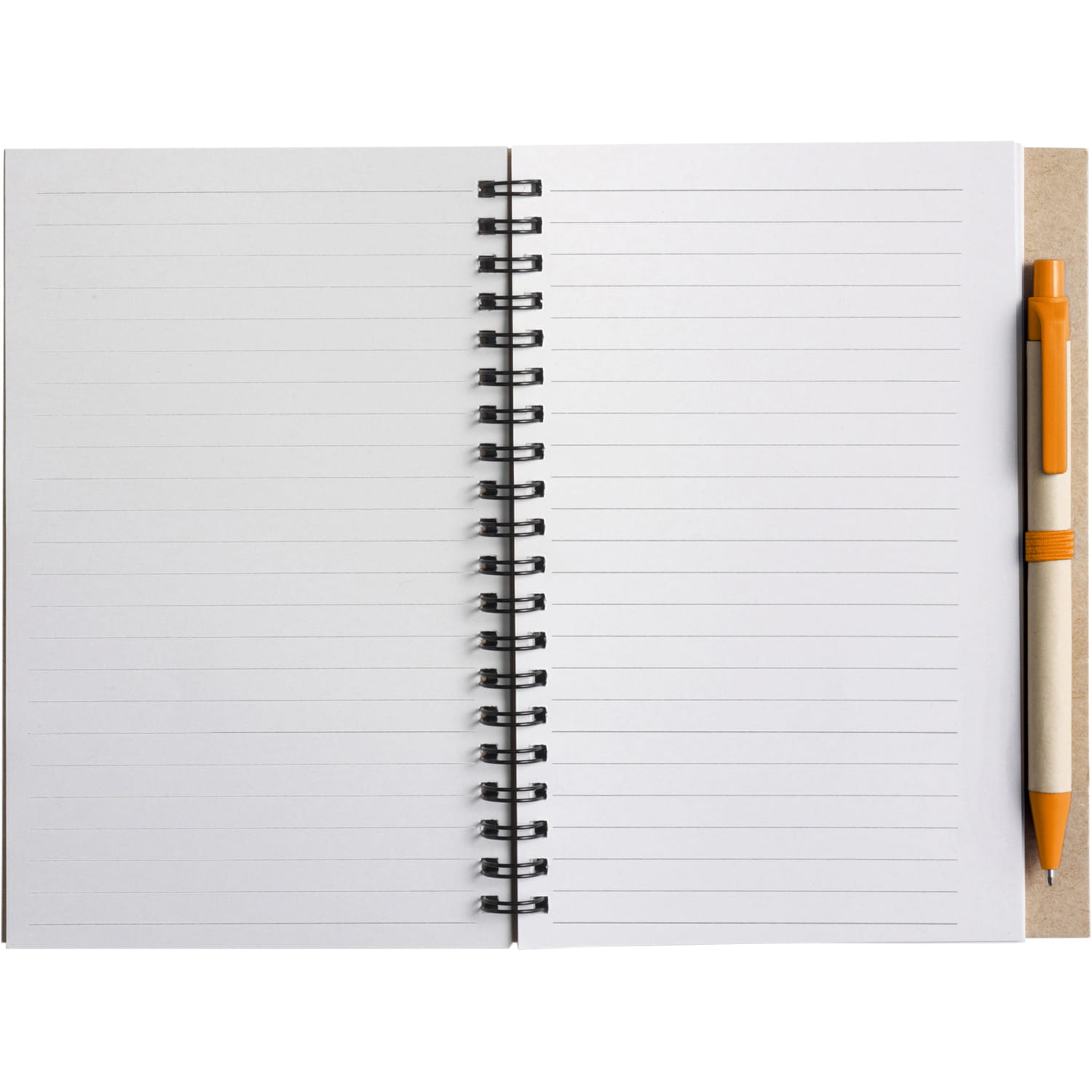 Raccoglitore ad anelli per quaderno - A6 | 120 fogli | Carta riciclata | Con penna