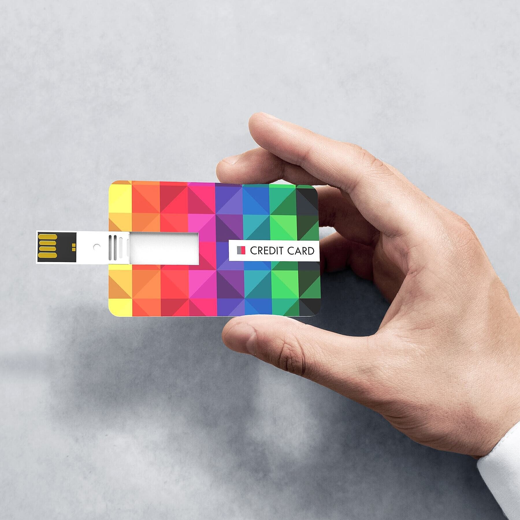 USB Kreditkarte - Schnell | 4-64 GB | Vollfarbe