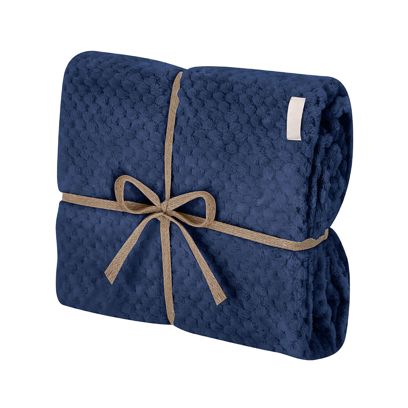 Plaid en polaire – Polyester 240 g/m² | Motif losanges | 110 × 160 cm | Extra doux