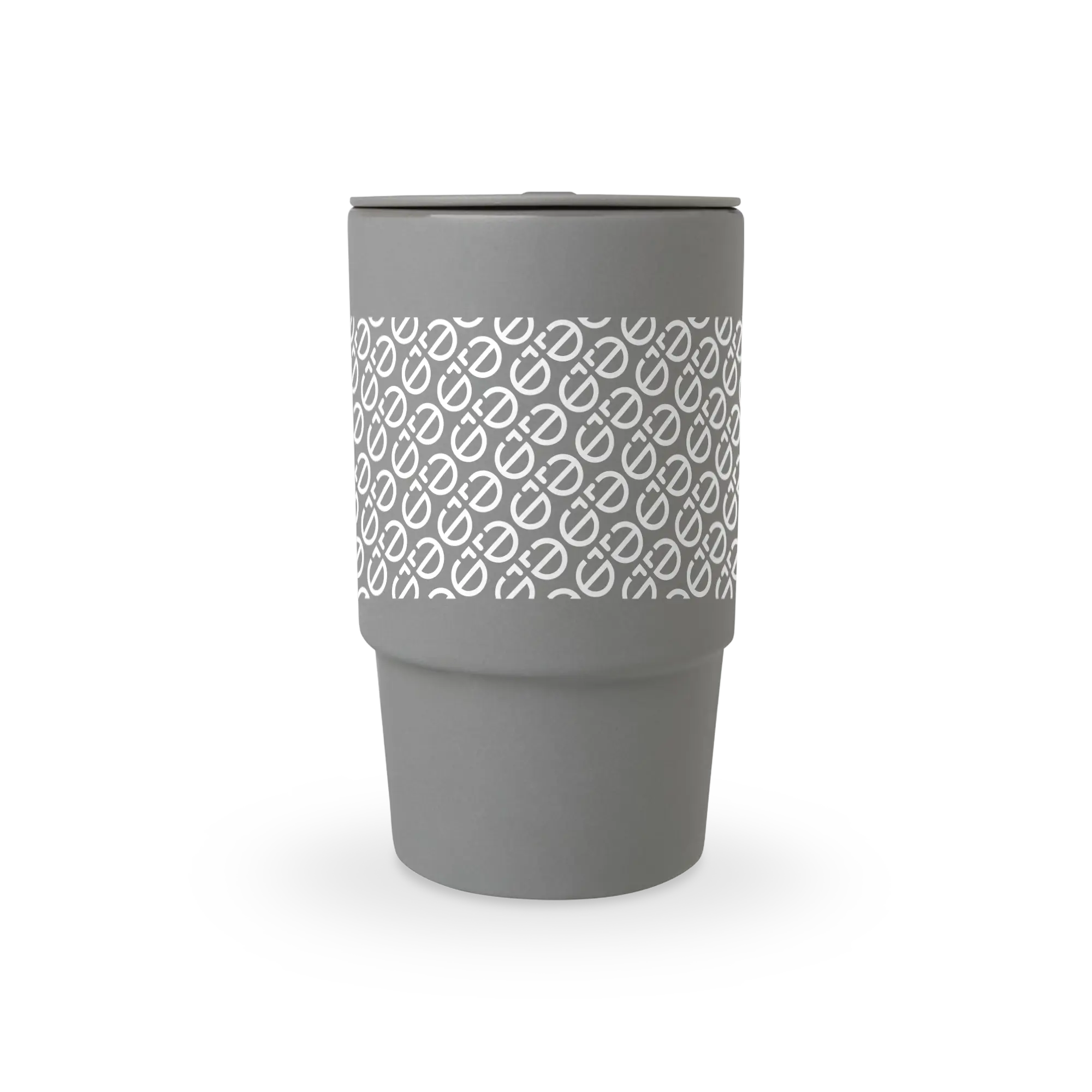Mug céramique – 450 ml | Couvercle silicone | Style gobelet | Grand format