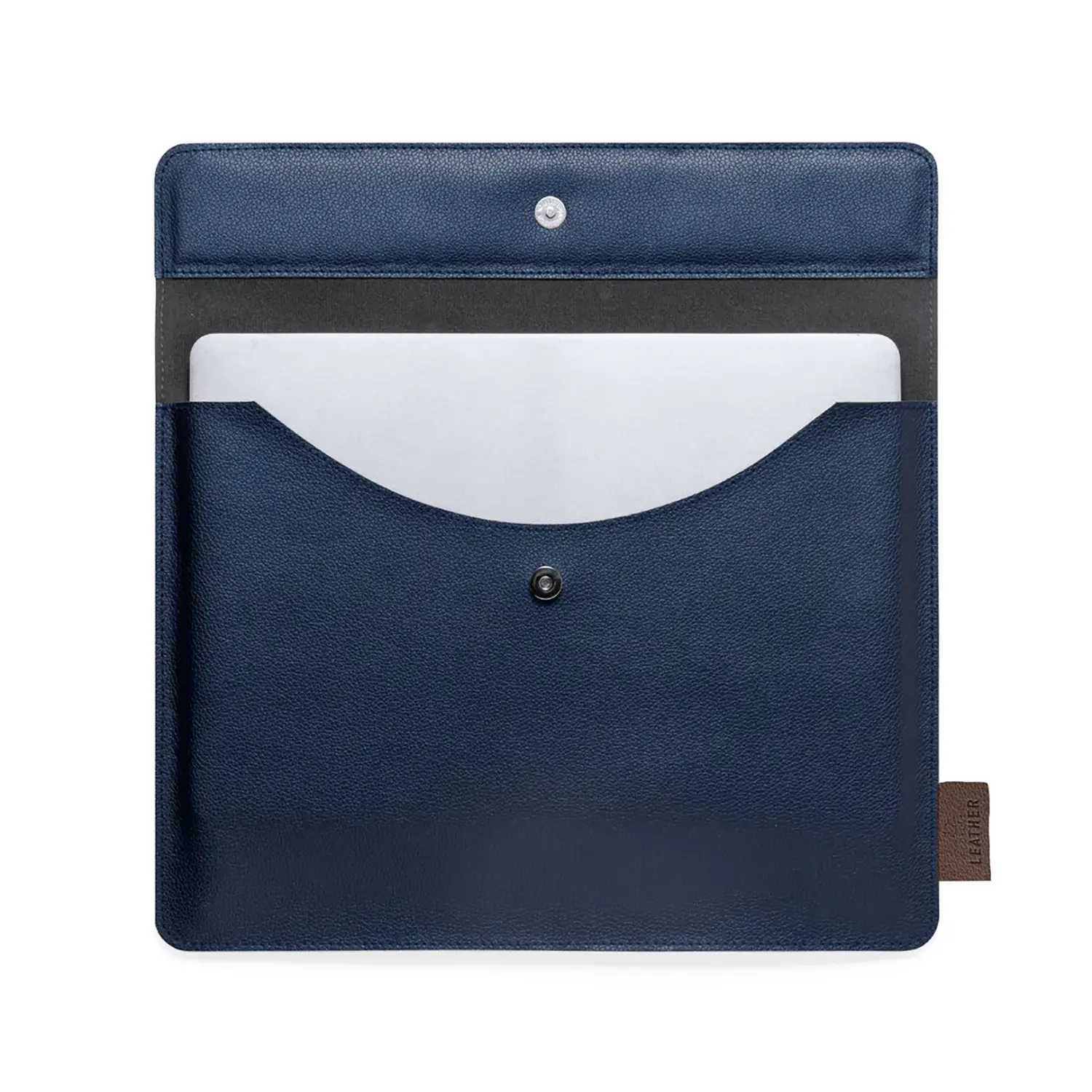 Laptophoes Donna – Gerecycled Leer | 15 inch | Gevoerd | Stevig | Duurzaam