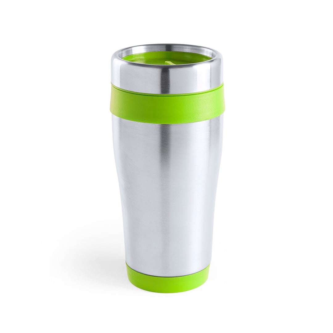 ThermoCafé Mug De Voyage 450 Ml Bleu - Isotherme Plastique Et Acier Inoxydable