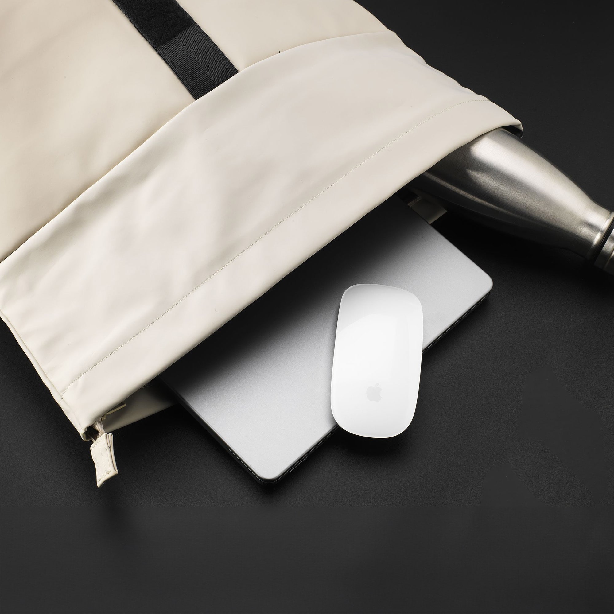 Rugzak Niek - Gerecycled PU & RPET | Extra ritsvak | 15.6"