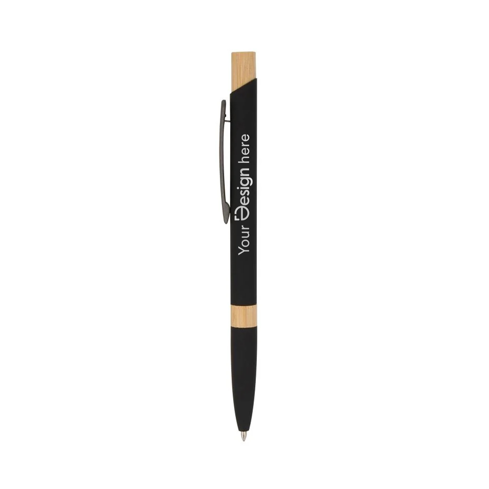 Stylo bille en aluminium recyclé – Design durable | Aluminium recyclé | Mécanisme à pression | Encre bleue