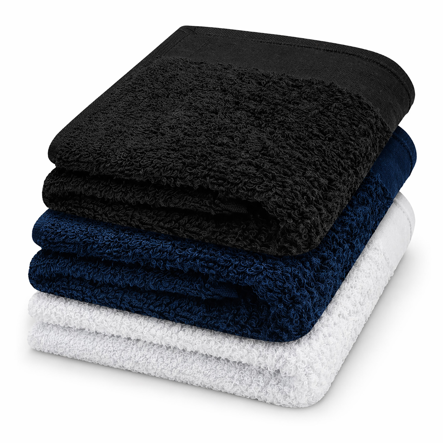 Asciugamano 30x50 cm – Cotone 550 g/m² | Morbido e assorbente | 30 x 50 cm | Finitura premium