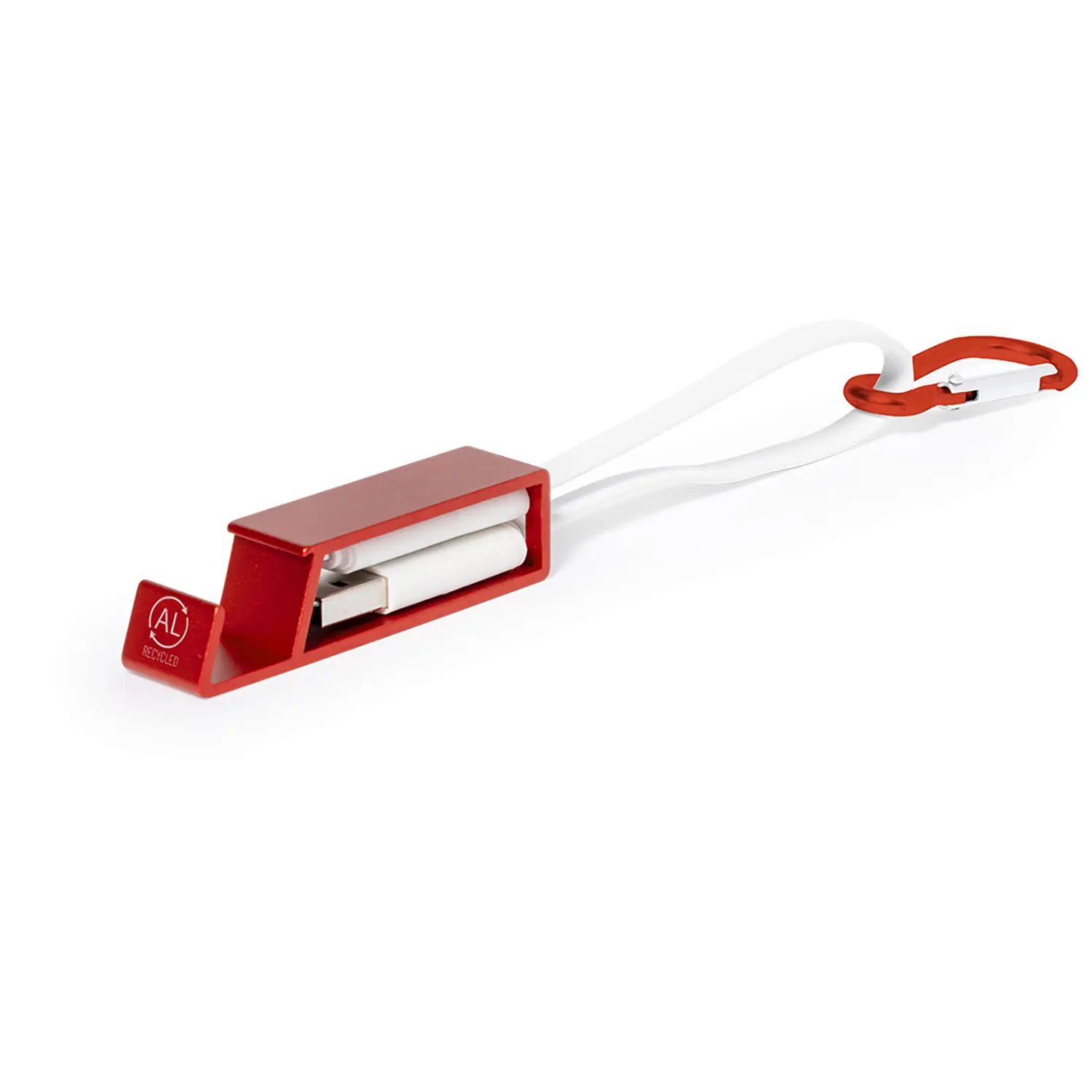 Multikabel Rick – Gerecycled Aluminium | 6-in-1 | USB-C | Magneetclip | 25 cm
