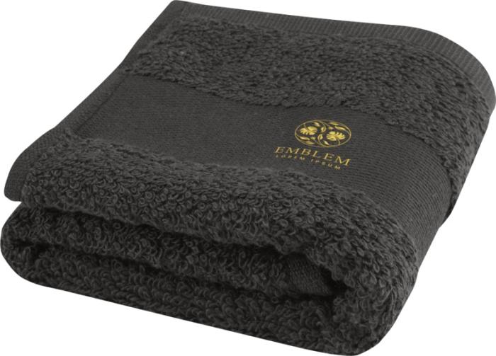 Asciugamano ospite - 50 x 30 cm | 450 gr/mq | Veloce | Ricamo