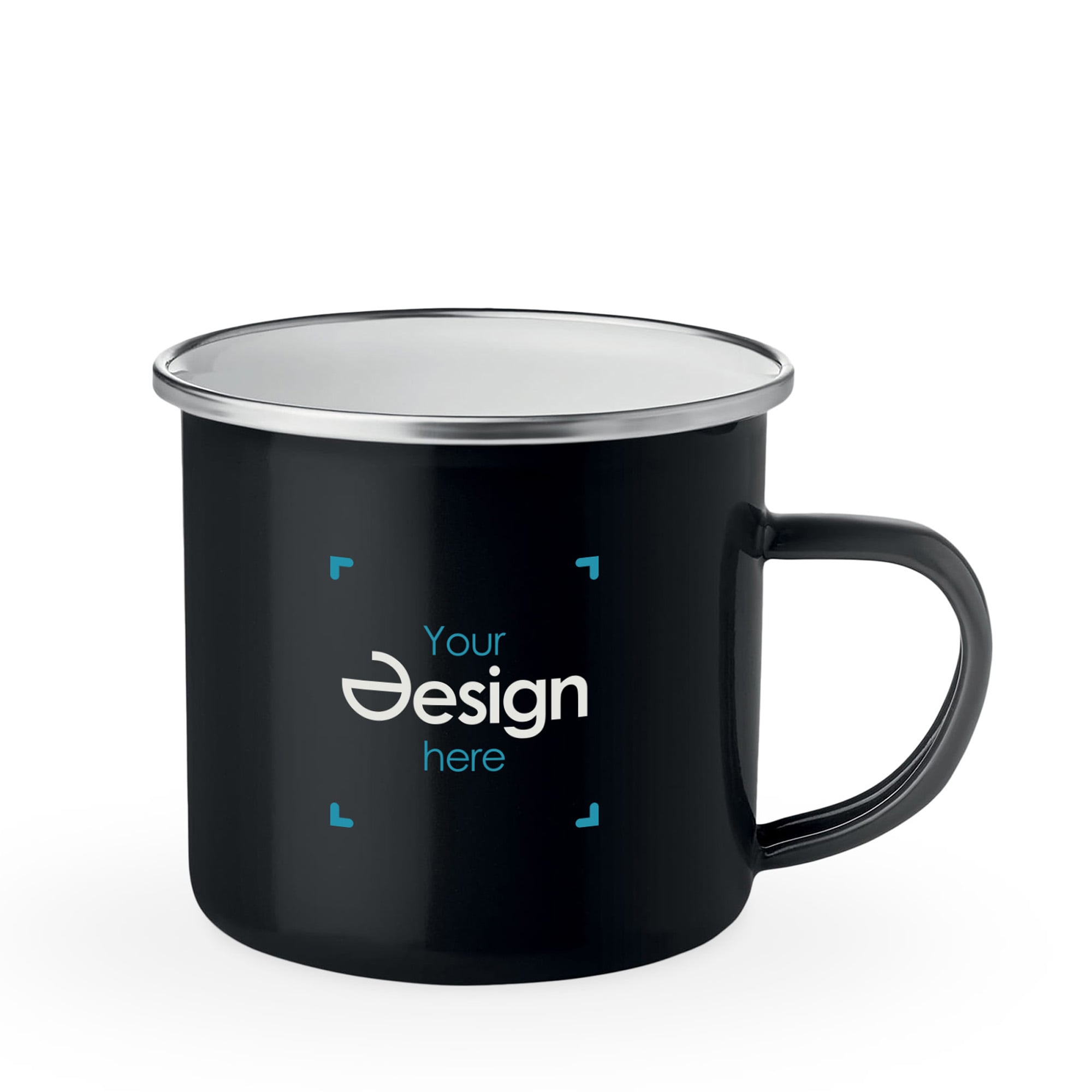 Mug en émail - 350 ml | Métal et émail | Emballé individuellement