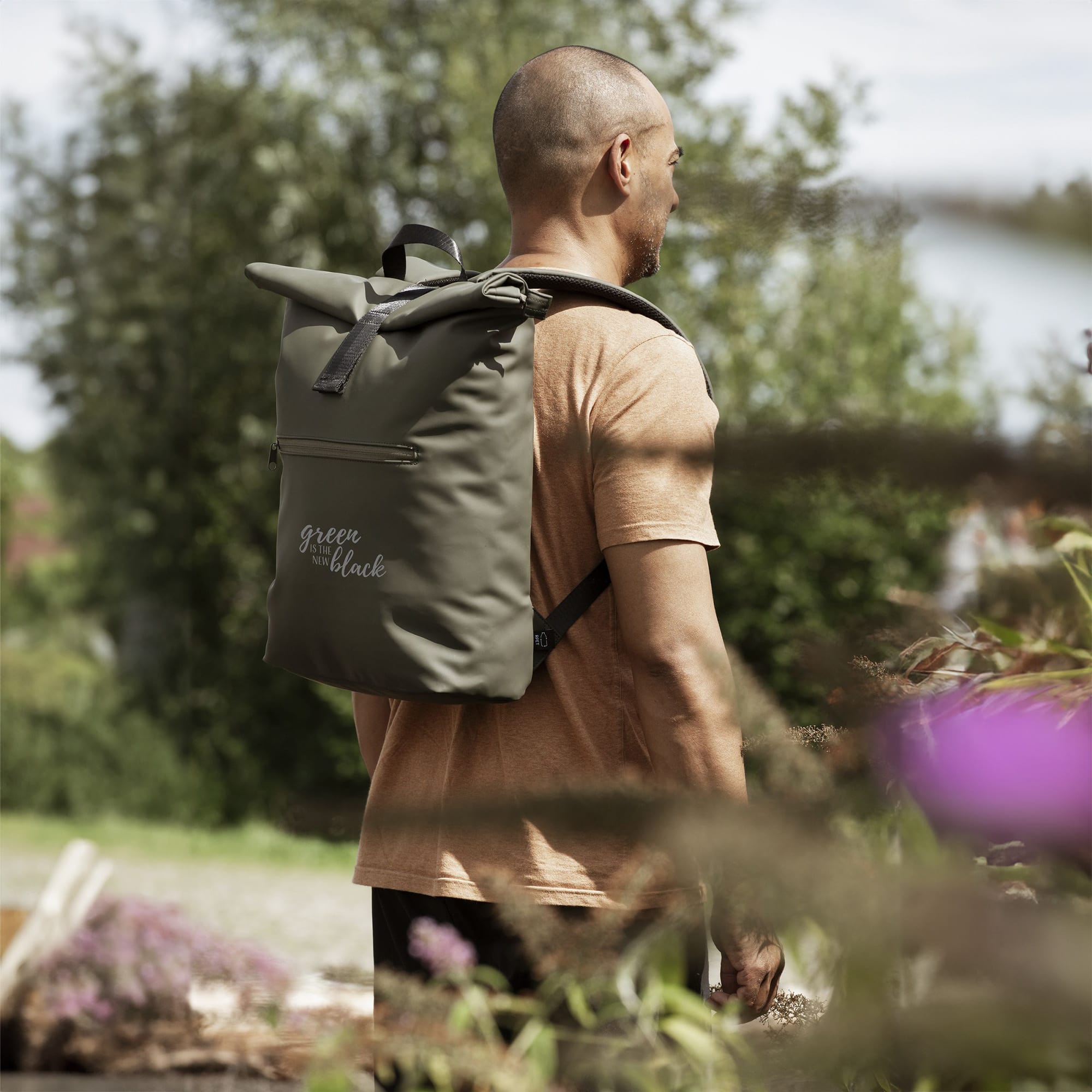 Rugzak Niek - Gerecycled PU & RPET | Extra ritsvak | 15.6"