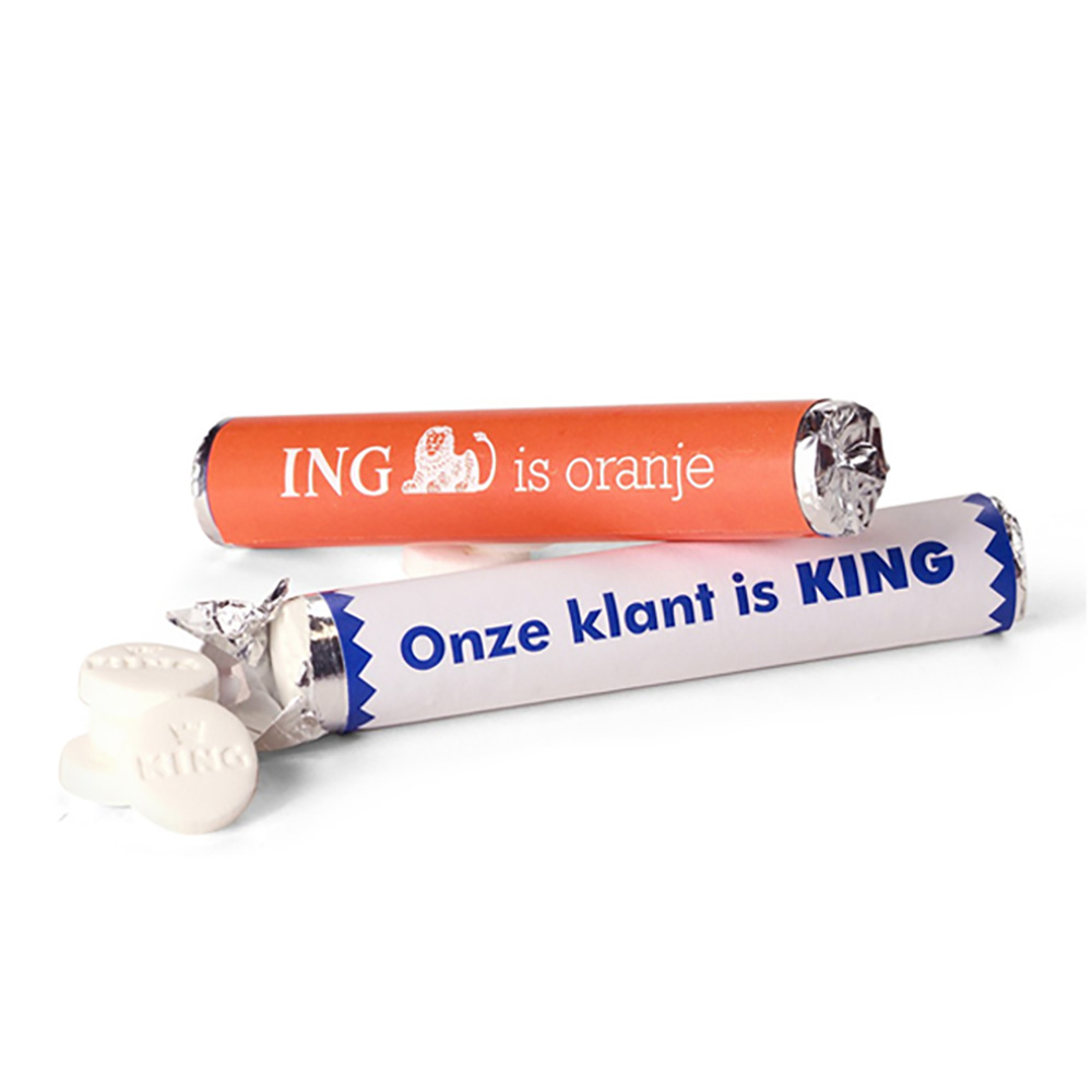 Rouleau de menthe | Format king | Fabriqué en Europe | Quadrichromie