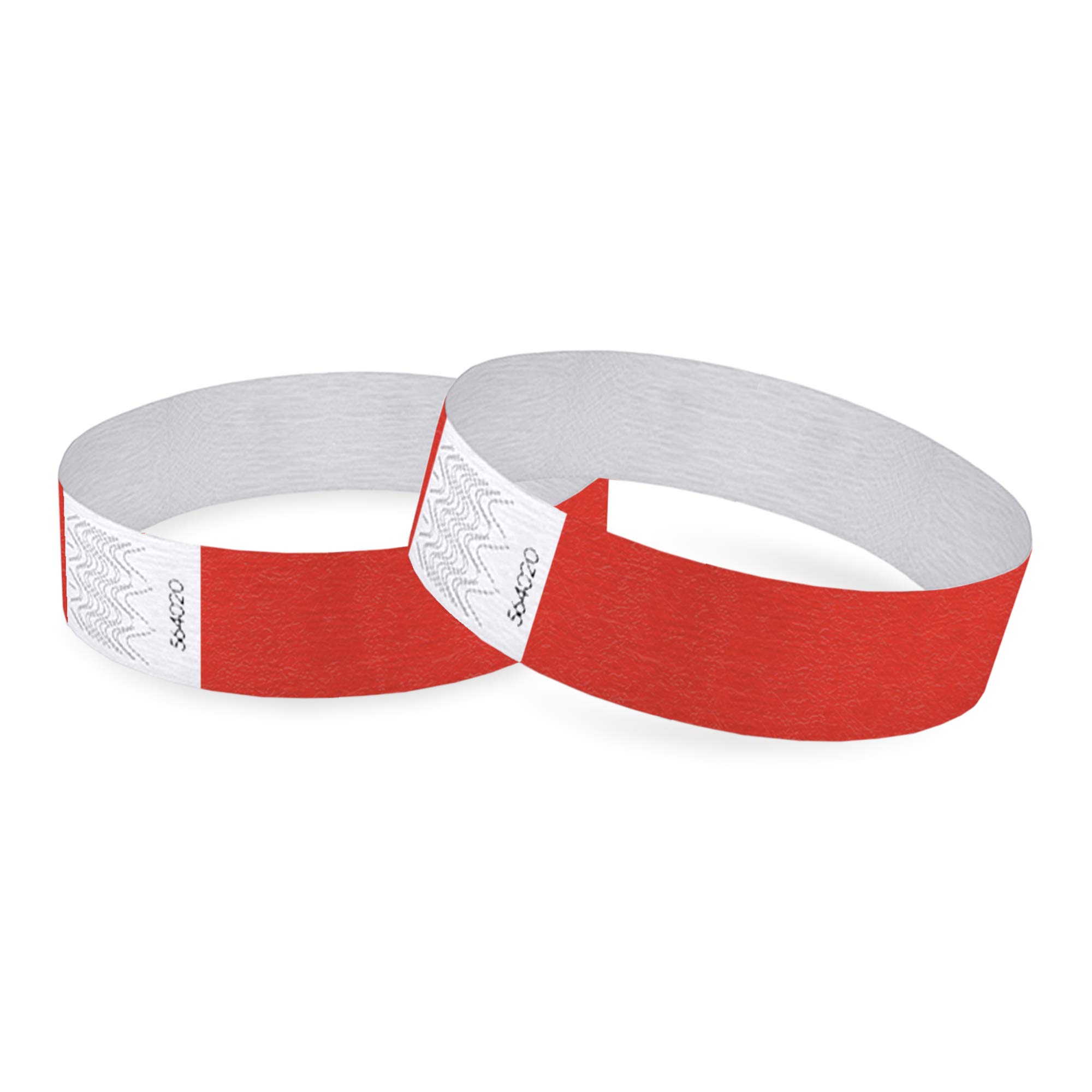 Tyvek polsbandjes - 27 mm | Zwarte opdruk | 258 x 27 mm | Diverse kleuren