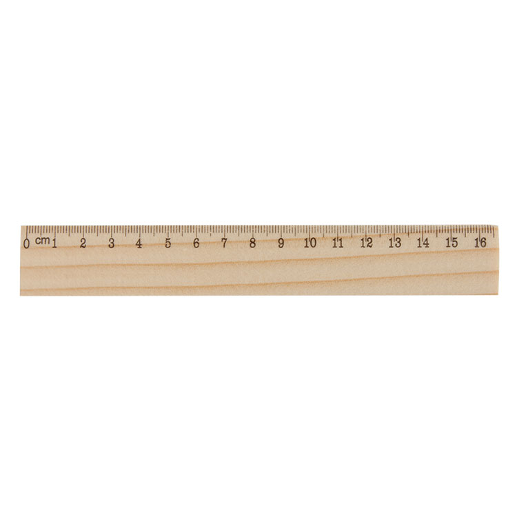 Lineal Lauren | 16 cm | Holz | 1-4 Farbdruck