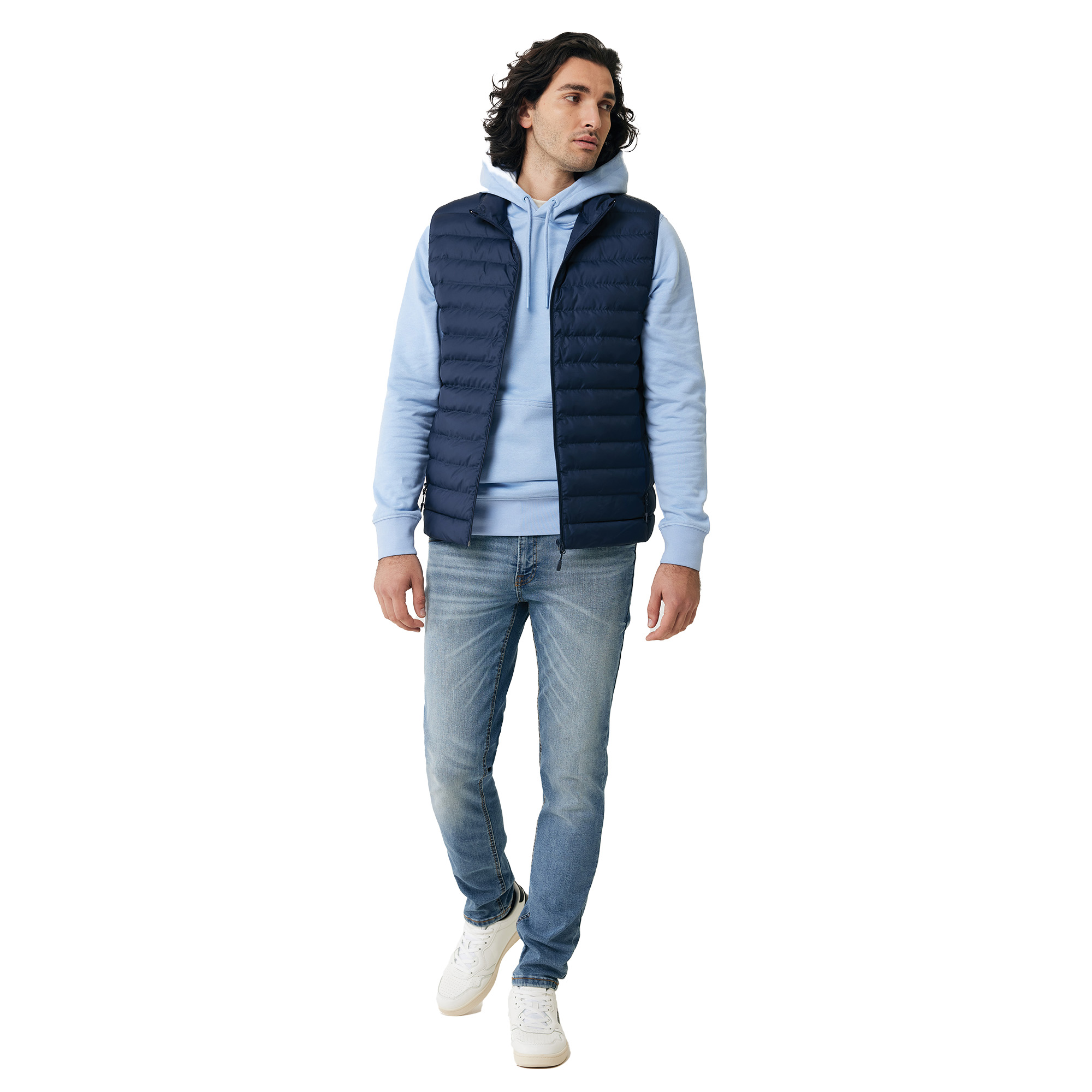 Iqoniq Meru Bodywarmer - Herren | Recyceltes Polyester | Reißverschluss-Zipper