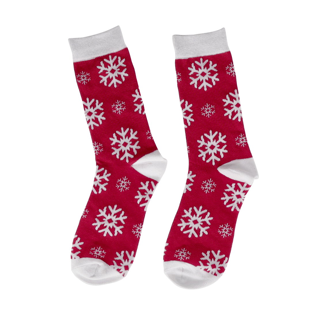 Kerstsokken Milan – Zacht polyester | Kerstpatroon | Cadeauverpakking | S/M & L/XL