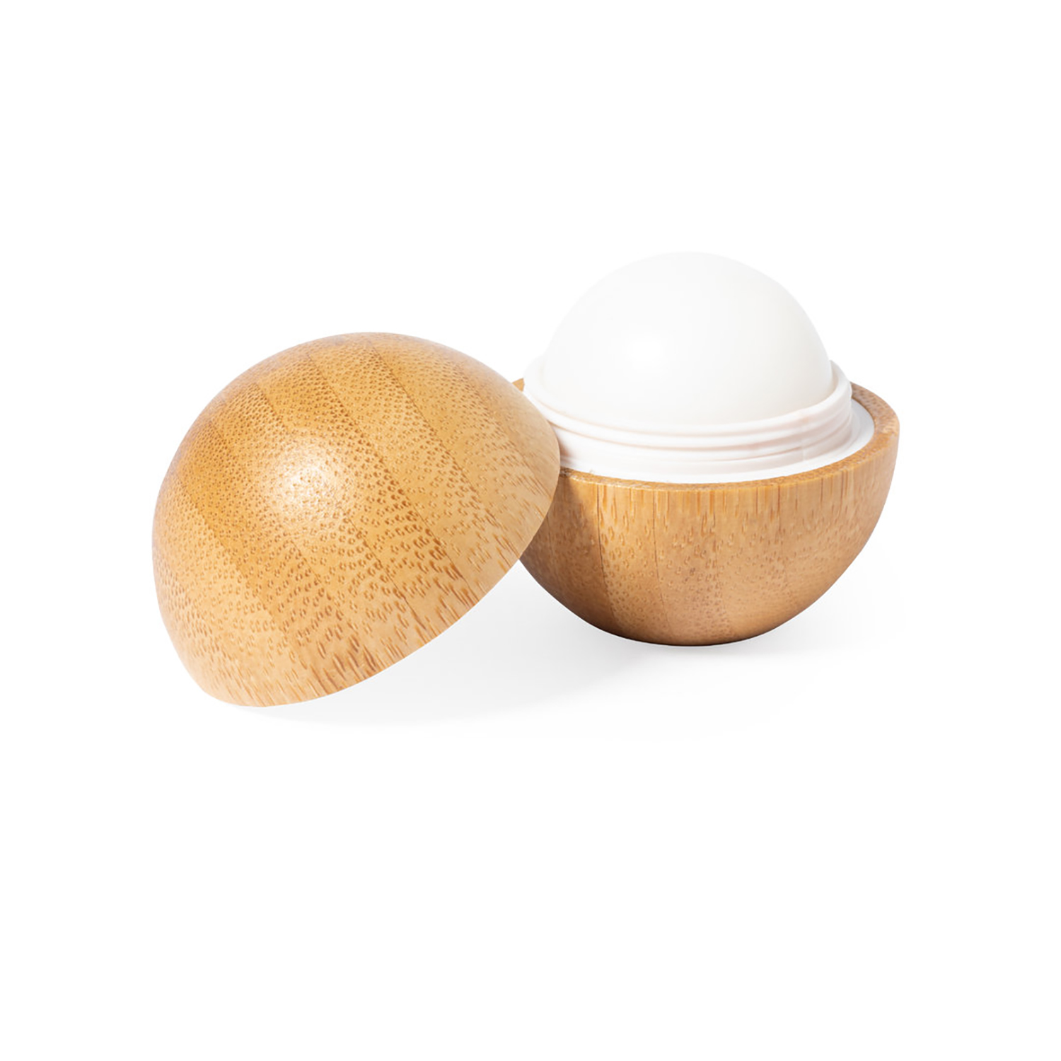 Lippenbalsem Nature – Vanille | SPF15 bescherming | Bamboe huls | Schroefdop