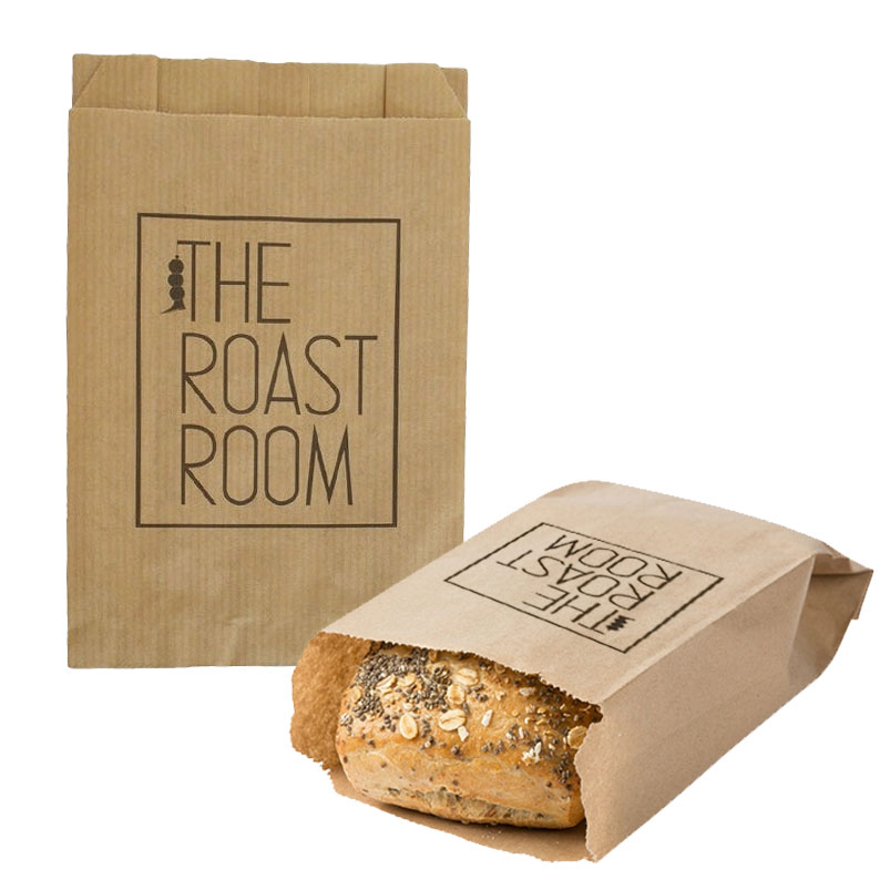 Sac de boulangerie | Papier | Fabriqué en Europe | Impression jusqu'à 3 couleurs