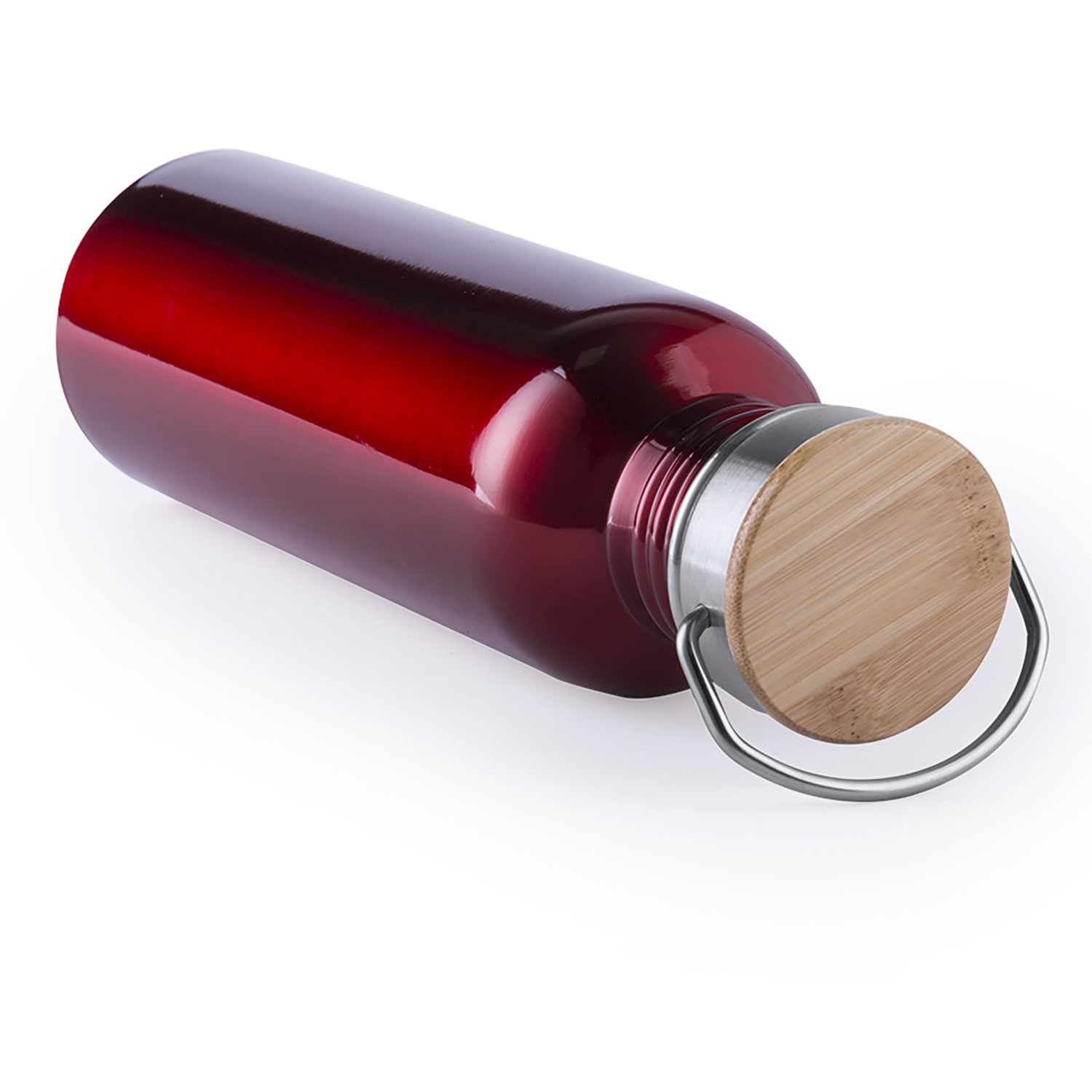 Waterfles Luis - 800 ml | RVS + hout