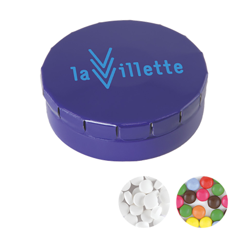 Boîte colorée | 12 grammes | Menthes ou chocolat