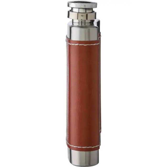 Flasque en acier inoxydable | 100 ml | Acier inoxydable 304 | Housse en PU