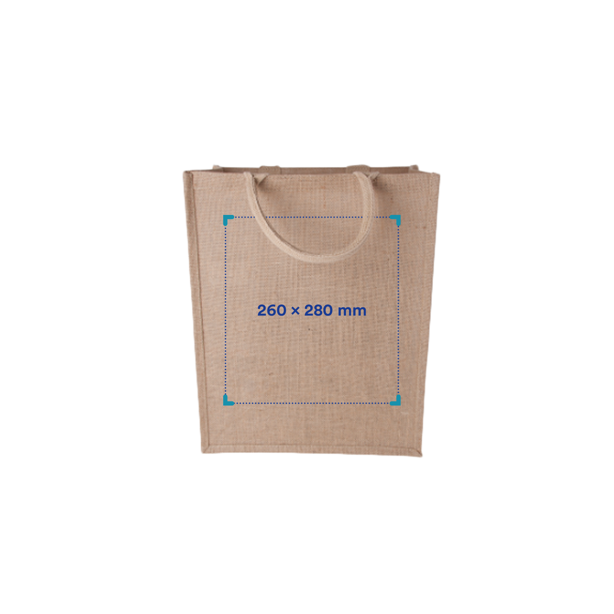 Shopper in iuta | 240gr| H43 x 34 x 20 cm | Stampa fino a 3 colori